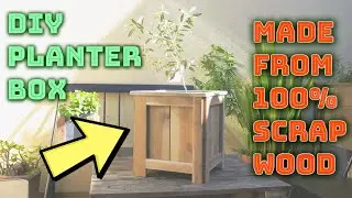 DIY Planter Box Made from Scrap Wood