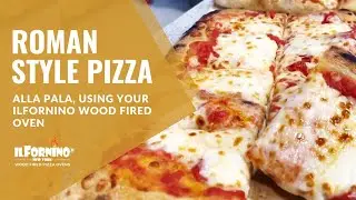 Roman Style Pizza- pizza alla pala,  using your ilFornino Wood Fired Oven