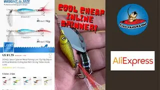 Unique Inexpensive Inline Spinnerbait Fishing Lure! 
