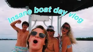 INSANE BOAT DAY VLOG!!