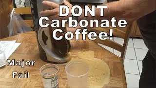 How NOT to make CARBONATED COFFEE