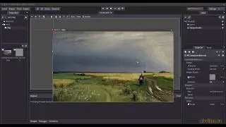 Godot Engine: 2D Rain Effect (Godot Fragment Shader)
