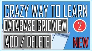 Visual Basic Advance Lesson 25 - Database GridView Add / Delete - Local Database (Crazy Tutorial)👍