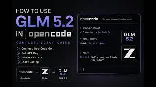 How to Use GLM 5.2 in OpenCode | Complete OpenCode Go Setup Guide (2026)