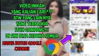 Cara buka video Dew454 ataw yang terblokir di google chrome terbaru 2025