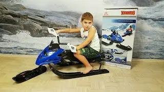 САНКИ-КВАДРОЦИКЛ! Ян сам собирает крутые санки! ATV Sled Schlitten Tornado