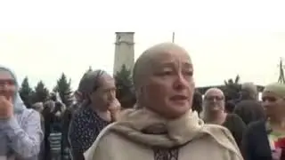 Женщины на митинге  в Ингушетии  05 10 2018г