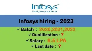 Infosys Hiring for Specialist Programmer -2023 |Infosys jobs 2023