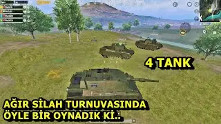 AĞIR SİLAH TURNUVASINDA ÖYLE BİR OYNADIK Kİ ! PUBG MOBİLE