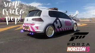 Snap Crackle Pop Tune - '14 Volkswagen Golf R - Forza Horizon 5 #Shorts