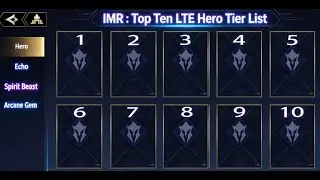 IMR : Top 10 Y LTE Tier List June 2026 | Infinite Magicraid