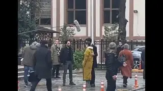 Kaan Urgancıoğlu Pınar Deniz Yargı oyuncuları kamera arkası görüntüleri