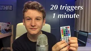 20 triggers in 1 minute (Matijn ASMR)