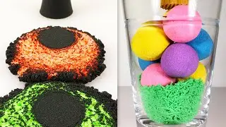 Very Satisfying and Relaxing Compilation 112 Kinetic Sand ASMR