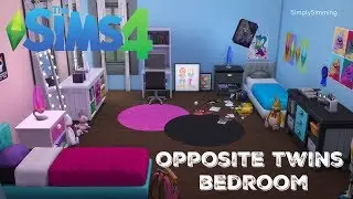 TS4 Room Build // Opposite Twins Bedroom - no cc
