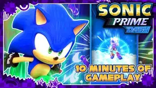 Sonic Prime Dash | 10 Minutes of Gameplay (Android)