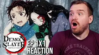 Starting With PAIN?!? | Demon Slayer Ep 1x1 Reaction & Review | Ufotable on Crunchyroll