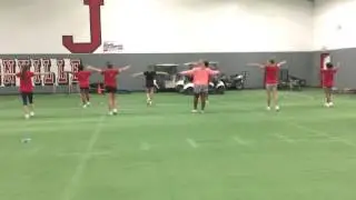 "Fresh" sideline dance back view