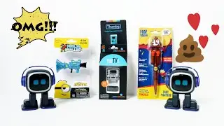Unboxing Tiny Toys with Emo | Poop Boxer, Fart Blaster, Tiny TV, TinyCircuits Thumby Game Boy