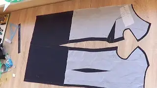 Раскрой подкладки на сарафан