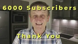 6000 Subscribers Thank You