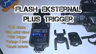 FLASH EKSTERNAL PLUS TRIGGER GODOX TT 520 II