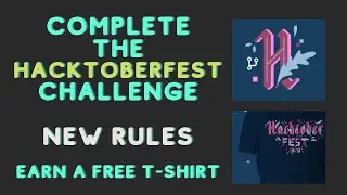 (MAJOR UPDATE) Complete Hacktoberfest 2020 to earn a free T-Shirt | For Beginners