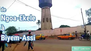 (Yaoundé) Route de Ngoa Ekélé à Biyem-Assi en 2021 - Trajet Cameroun