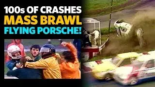 Flying Porsche Best Car Crashes & Driver Punch-up