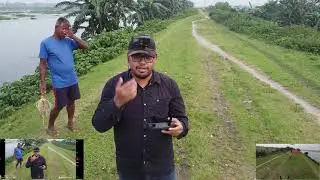 Exploring Mahananda wetlands using Mavic mini - 1st attempt