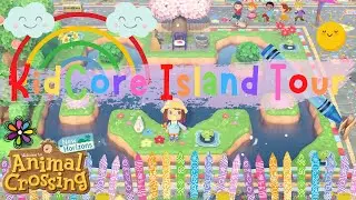 The Cutest Kidcore Dream Address Island Tour // Animal Crossing New Horizons