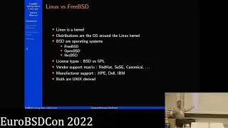 FreeBSD coming from a Linux user - Toshaan Bharvani - EuroBSDcon 2022