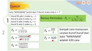 Permutasi dan Kombinasi