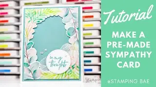 How to Make a Ready to Assemble Sympathy Card