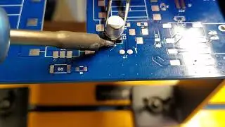 Soldering an SMD Electrolytic