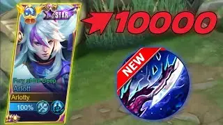 MOONTON THANKS FOR THIS NEW ARLOTT ONE SHOT BUILD 2023 | ARLOTT BEST BUILD MYTHICAL IMORTAL GAMEPLAY