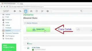 CARA CETAK S 35 ABSEN GURU DI SIMPATIKA TERBARU