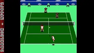 NES - Four Players' Tennis © 1992 Nintendo - Gameplay