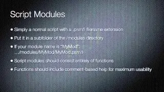 Windows PowerShell What's New in V2 Chapter 08 - Modules and Script Modules