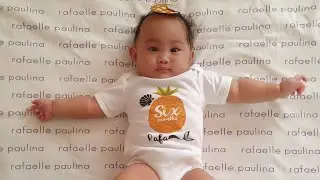 Rafaelle Paulina: Happy 6th Month Old Greetings!