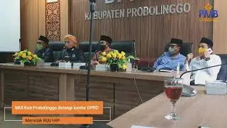 MUI Kab Probolinggo datangi kantor DPRD KAB PROBOLINGGO  ||  Tolak RUU HIP