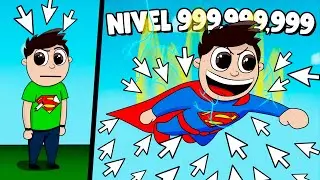 Me CONVIERTO en el SUPERHEROE MAS RAPIDO de ROBLOX !! (Super Hero Clicker Race)