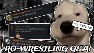 ROBLOX WRESTLING Q&A!