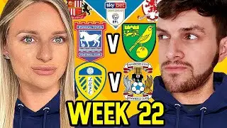 CHAMPIONSHIP PREDICTIONS WEEK 22