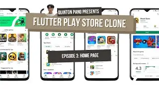 Flutter Google Play Store Clone Ep 3: Home Page