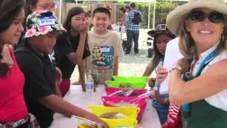 Toot Your Horn - Youth Demonstration Garden with Kathie Burns. Master Gardeners of Orange County.