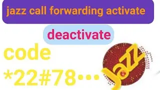 jazz call forwarding activate code 2023 || jazz call forwarding deactivate code | right to tell