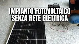 Come realizzare un accensione LED con un Impianto Fotovoltaico senza rete elettrica