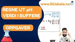 Regne ut pH verdi i buffer - oppgaver | Trening til eksamen | Kjemi 2