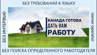 РАБОТА В КАНАДЕ БЕЗ ЯЗЫКА, БЕЗ ПОИСКА РАБОТЫ И БЕЗ ИНТЕРВЬЮ - НЕ РЕАЛЬНО? - РЕАЛЬНО!